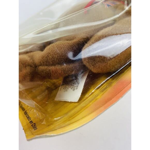 Mcdonalds TY Beanie Baby Britannia The Bear RARE WITH Bend in Cardboard 1999 - Picture 6 of 12